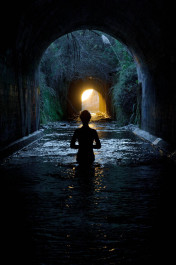 In This tunnel